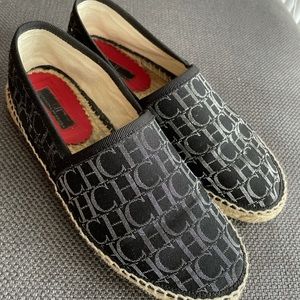 Carolina Herrera Espadrilles black and silver